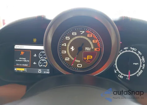 2015 Ferrari California T из США, поврежденный, VIN ZFF77XJA5F0211604